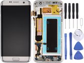 Origineel LCD-scherm en Digitizer Full Assembly met frame & laadpoort Board & Volume knop & Power knop voor Galaxy S7 Edge / G935A (zilver)