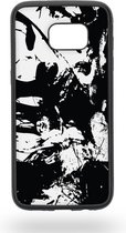 Abstract black and white art Telefoonhoesje - Samsung Galaxy S7 Edge