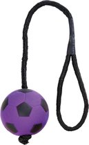 Trixie Hondentrektouw Voetbal 30 Cm Schuimrubber Zwart/paars