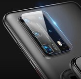 Voor Huawei P40 Pro + 2.5D Transparante achteruitrijcamera Lensbeschermer Gehard glasfilm