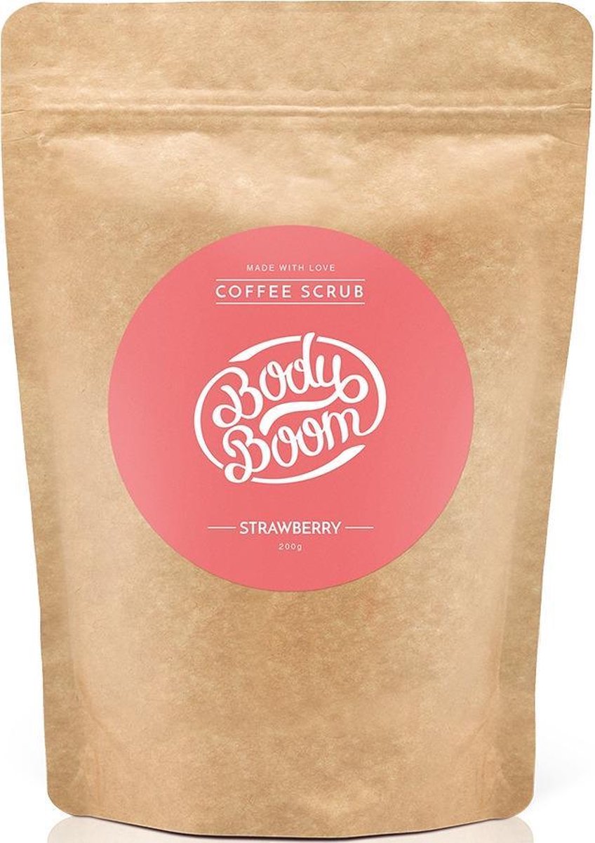 BODYBOOM - Coffee Scrub Strawberry - 200 gr