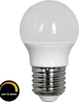 LED's Light LED E27 lamp - Dimbaar naar extra warm wit - G45 Bol