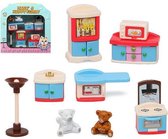 Poppenhuis Accessoires Happy Family Kitchen - Speelgoed