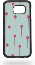 Pink paint splashes Telefoonhoesje - Samsung Galaxy S6