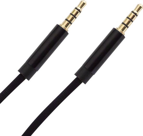 TDM TRRS - Câble mini-jack TRRS, 2 mtr. - Câble Audio , mini-jack 4 pôles,  3,5 mm, 200 cm. | bol