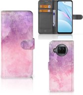 Telefoonhoesje Xiaomi Mi 10T Lite Flipcase Pink Purple Paint