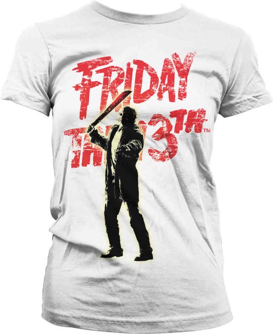 Friday The 13th Jason Lives Acid Wash T-Shirt - 100% Cotton, Black, Crew Neck, Sizes XS-3XL