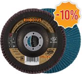 Rhodius ALPHAline I LSZ F2 Lamellenslijpschijf - K60 - 125 x 22,23mm - Ferro (10st)