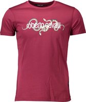 Roberto Cavalli T-shirt Rood XL Heren
