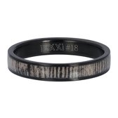 iXXXi Jewelry Vulring 4 mm Hyena Zwart - maat 20