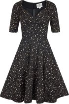 Atomic Star Dress Gold . Jurk - Vrouwen Jurk - Dames Jurk