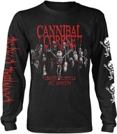 Cannibal Corpse Longsleeve shirt -L- BUTCHERED AT BIRTH BABY Zwart