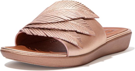 FitFlop Sola Feather Slides ROZE - Maat 36 | bol