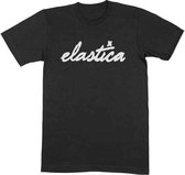Elastica - Classic Logo Heren T-shirt - L - Zwart