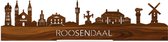 Standing Skyline Roosendaal Palissander hout - 60 cm - Woondecoratie design - Decoratie om neer te zetten - WoodWideCities