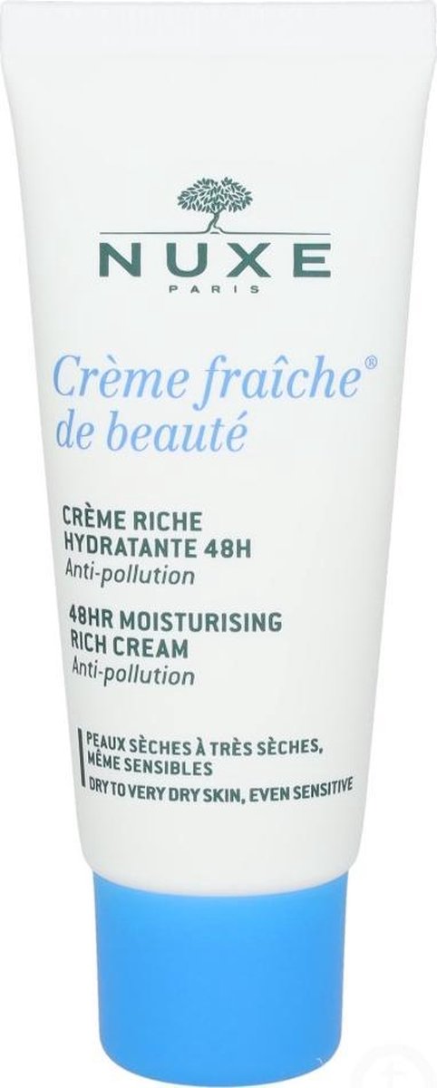 Goedkoopste Nuxe Crème Fraiche de Beauté 48HR Moisturising Rich Cream - 30 ml
