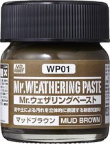 Mrhobby - Weathering Paste Mud Brown (Mrh-wp-01) - modelbouwsets, hobbybouwspeelgoed voor kinderen, modelverf en accessoires
