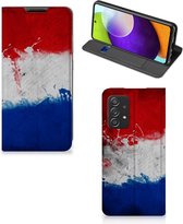 Flip Cover Geschikt voor Samsung Galaxy A52 Telefoonhoesje Nederlandse Vlag