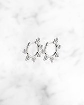 Stardust - PIXI oorbellen in Zilver
