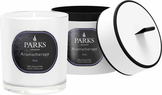 Parks London Geurkaars - AROMATHERAPY - Oudh - 220g