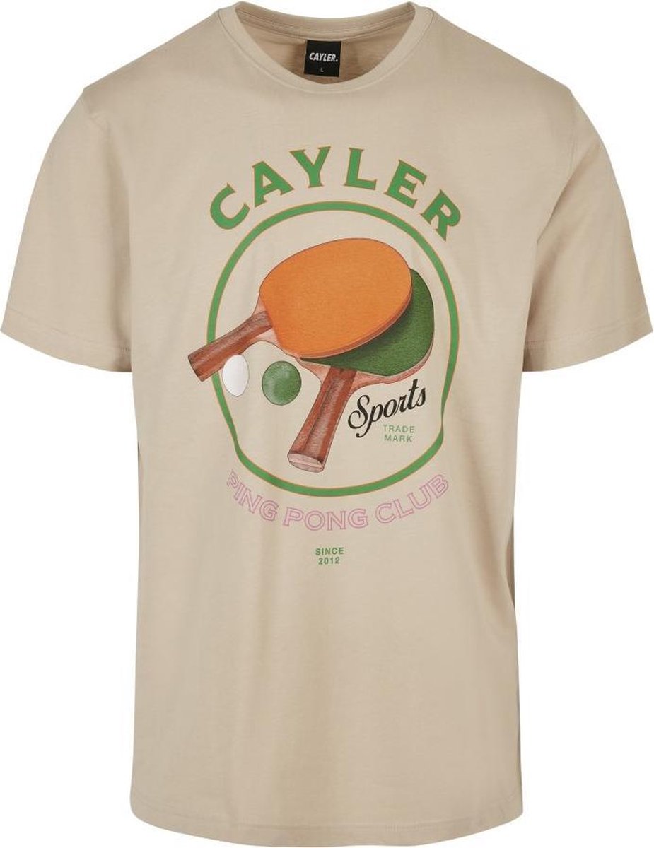 Cayler & Sons - Ping Pong Club Heren T-shirt - M - Beige