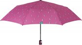 mini paraplu letters dames 96 cm fiberglas roze