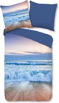 dekbedovertrek Blue Sea 135x200 cm katoen blauw