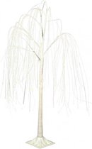 kerstboom wilgentak led 120 x 80 cm PVC wit