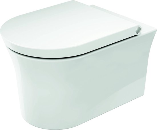 Duravit White Tulip toilet met hygiëneglaze 37x54x36,5cm Wit
