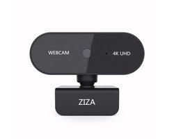 ZIZA Z4K webcam met microfoon | 4K Ultra HD | 3840 x 2160 | Autofocus | 8.29 MP