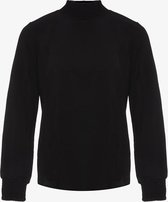 Jazlyn dames smock blouse - Zwart - Maat L