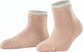 FALKE Cosy Plush knuffelzachte pluche zool Wol Alpaca Dames Huissokken roze - Maat 35-38