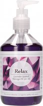 Relax - Lavender Scented Massage Oil - 500 ml