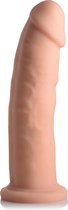 7 Silicone Dildo Without Balls - Light
