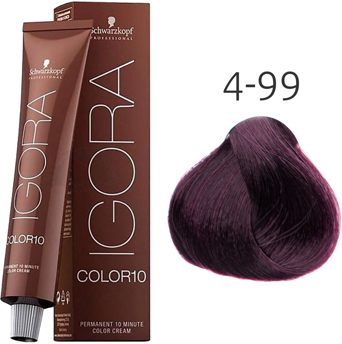 Schwarzkopf Professional - Schwarzkopf Igora Color 10 4-99 60ml