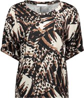 SisterS point T-shirt New Low 3 Blk/vanilla/car Dames Maat - S