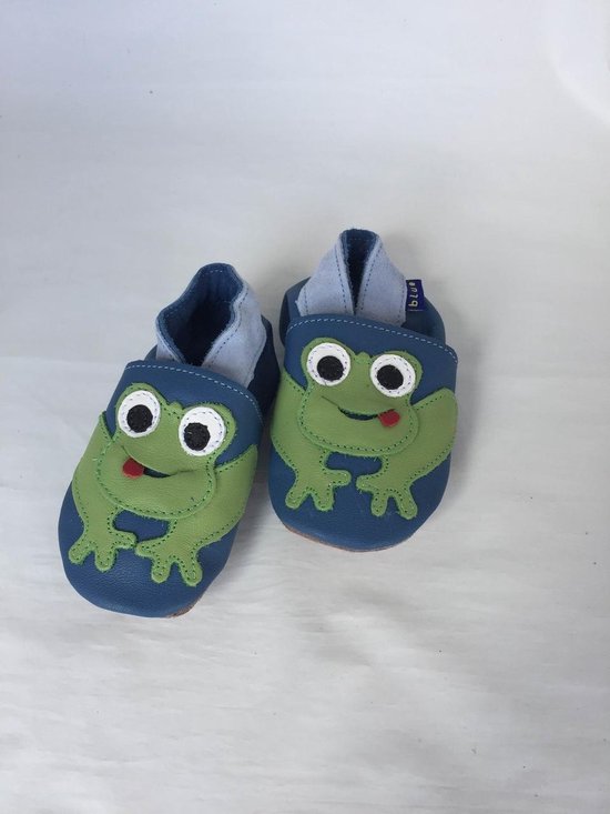 Product: Babyslofjes inch blue groene kikker, van het merk Inch Blue