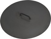 CookKing - Deksel voor vuurschaal Ø 70 cm - Haard accessoires - Staal - Zwart