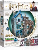 Ollivander’s Wand Shop and Scribbulus Writing Implements - Wrebbit 3D Puzzel - Harry Potter - 295 Stukjes