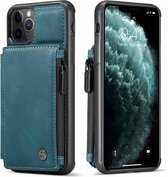 CaseMe Backcase Hoesje met Kaarthouders iPhone 11 Pro - Blauw