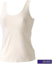 Avet dames hemd microfiber 7591 Langer Model - XL - Creme