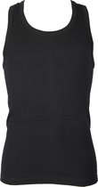 HL-tricot Halter heren hemd - XL - Zwart