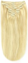 Remy Human Hair extensions Double Weft straight 16 - blond 22/613#