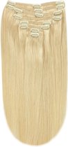 Remy Human Hair extensions Double Weft straight 24 - blond 22#
