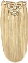 Remy Human Hair extensions Double Weft straight 24 - blond 27/613#