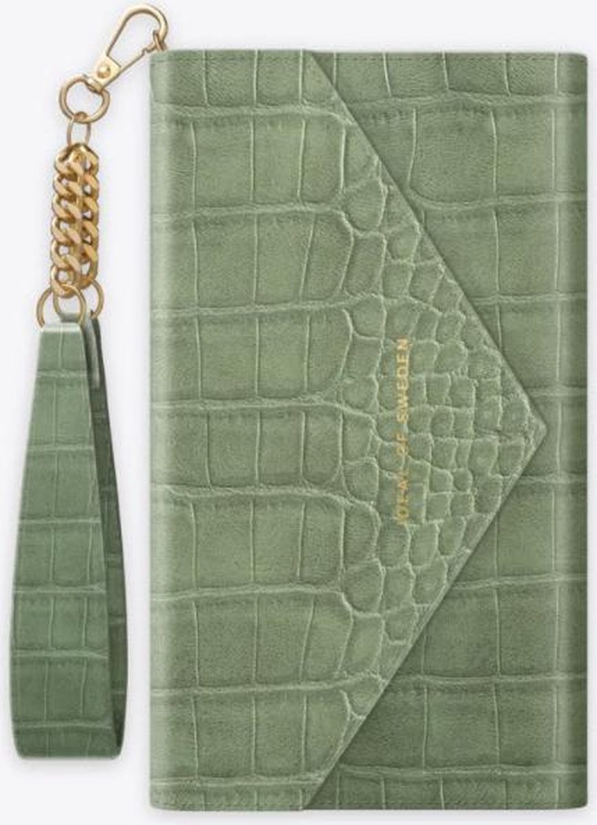 iDeal of Sweden Envelope Clutch voor iPhone 8/7/6/6s/SE Sage Croco