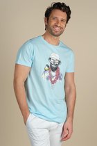 DEELUXE T-shirt met skull print ALOHA Sky