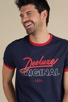 DEELUXE T-shirt met logo HYLTON Navy