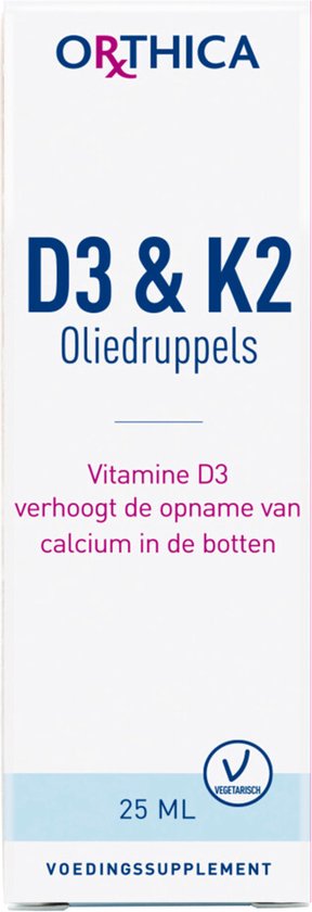 Orthica D3 & K2 Oliedruppels - vitaminen - 25 ml
