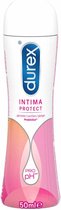 Durex Intimate Protect Prebiotic Glijmiddel 2In1, Pro-Ph-formule, waterige basis en geurvrij - 50 ml